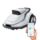 TerraMow Robot Cortacésped sin Cable Perimetral sin Antenas para 600m2, con IA + Cámaras 3D, Navegación Inteligente, Mapeo Automático, Base de Carga Dentro/Fuera del Jardín, WiFi, SIM Incluida. - 1