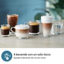 Philips Serie 2300 Macchina da caffè automatica - 4 tipi di bevande, Display touch screen a colori, LatteGo, SilentBrew, Macinacaffè in ceramica al 100%, Filtro AquaClean. Nero Opaco (EP2330/10) - 3