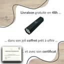 CASTAGNOU Penna personalizzata in legno con nome nome testo tema Casino sfera personalizzabile incisione laser idea originale e unica artigianale fatta a mano confezione regalo per uomo donna - 5