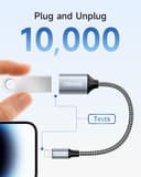 RAVIAD Lightning auf USB Adapter [MFi-Zertifiziert] iPhone USB OTG Adapter für iPhone 14 13 Pro/Max, iPad Air4/mini5, iOS OTG Kabeladapter Unterstützt Maus, Tastatur, U-Stick, Kartenleser, Kamera - 4