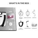 Kenwood Cooking Chef XL KCL95.424SI, Impastatrice Planetaria con Frusta K, Robot da Cucina, Gancio per Impasti, Display LCD, Bilancia Integrata, Ciotola Acciaio Inox 6,7L, 1500W, Argento - 7