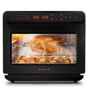 OUNIN Horno Vapor 24L, 9 en 1 Horno Multifunción, con Pantalla LED para Cocción al Vapor, Freidora de Aire, Tostado, Asado, Horneado, Recalentado, Deshidratación y Fermentación, en Acero Inoxidable - 1
