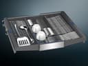 Siemens SN57TS00CE, iQ700, lavastoviglie parzialmente integrata, Home Connect, lavastoviglie Made in Germany, cassetto portaposate, essiccazione zeolite, varioSpeed, programma intelligente, glassZone - 6
