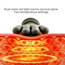 Masajeador Cuello Cervical 4D Inalámbrico Eléctrico Con Calor | Masajeador Espalda Con Calor 2 Niveles | 3 Modos Petrissage | USB Recargable | Para Hombros Espalda, alivias Dolores Musculares Fatiga - 5