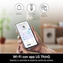 LG AI DD F4R7011TSWC Lavatrice Classe A -10%, 11kg Serie R7, Carica Frontale, 1400 Giri, AI Wash, TurboWash 360, Lavaggio a Vapore, Wi-Fi, Oblò in Vetro Temperato, Libera Installazione, Bianca - 10