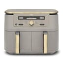 Ninja MAX Freidora de aire sin aceite con compartimento doble, 2 cajones, 9,5 l, sin aceite, Air Fry, Max Crisp, Roast, Bake, Reheat, Dehydrate, cestas antiadherentes, Piedra Dorada, DZ400EUSTGD - 1