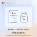 Microsoft Surface Pro 5G Copilot+ PC, 13” OLED Touchscreen, Snapdragon X Plus, 16GB RAM, 256GB SSD, 5G Modello 11esima Edizione, Platino - 3