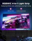 Govee TV LED Backlight 2 Cuttable to fit, RGBWIC 4.4m LED Strip Lights for 32-70 Inch TVs to Easy Install, TV Backlight with 210+ Scene Modes Work with Matter, Music Sync, Smart App Control, DIY - 2