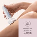 Panasonic ES-EY90-A511 Wet and Dry Epilator, Double Disc with 60 Tweezers, Flexible 90° Pivoting Head, 3 Speed Seting & LED Light, Up to 30 Minutes Operation Time. - 3