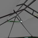 Luxus Pavillon 3x4m Minzo - inklusive Seitenwände Gartenpavillon Partyzelt Gartenzelt (ohne Moskitonetz, anthrazit) - 3