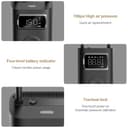 XIAOMI Portable Electric Air Compressor 2 Pro - 5 Modus, 150 PSI, 2500 mAh Batterie mit, Digitale Anzeige & LED-Licht, USB-C – perfekt für Autos, Fahrräder, Motorräder,E-Roller und Ball - 6