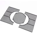 GFTIME Griglie in ghisa 7638 per Weber Spirit I & II E/S-310 320 330 (con pulsanti anteriori), Genesis 1000-5000, Genesis Gold/Silver/Platinum B/C, 7527 7639 - 1