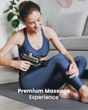 RENPHO Massage Gun Deep Tissue with Smart App and Bluetooth,Muscle Massage Gun with 5 Speeds 5 Massager Heads,10mm Amplitude Percussion Massager with Carry Case,for Gym Muscle Relaxation,Great Gifts - 8