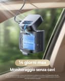 Baseus VD1 Pro Dash Cam Auto Fronte Retro 4K+1080P, Dashcam Solare con Modalità Park Standby a Batteria da 14 Giorni, Telecamera Auto Atti Vandalici con STARVIS, Wi-Fi 5GHz, GPS, 32 GB Scheda - 4