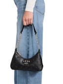 GUESS Schultertasche Dita Shoulder Bag Black Logo schwarz - 2