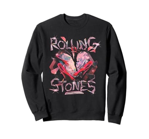 Official The Rolling Stones Exclusive Hackney Diamonds Sweatshirt, black
