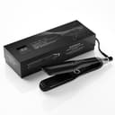 ghd Chronos Max - Wide Plate Hair Straighteners, 3X Faster Hair Styling in One Stroke for 90% More Shine, 2.5X Less Frizz Lasting 24hr, No Extreme Heat Damage, Ideal for Thick & Curly Hair, UK - Black - 1