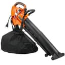 Outsunny Soffiatore e Aspiratore per Foglie 3-in-1 da 3000W con Trituratore, Sacco da 40L, 4 Ruote, Tracolla Regolabile, per Prati Vialetti e Terrazzi - 1
