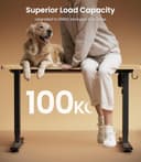 MAIDeSITe höhenverstellbarer Schreibtisch elektrisch mit starken Motor, tischgestell höhenverstellbar 2 teiligen Beinen sowie auch 4 Memory-Steuerung Schreibtisch -T1 Pro(Schwarz) - 7