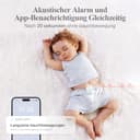 Sense-U Smart Babyphone, Bewegungsmonitor, verbindet Sich direkt mit Ihrem Smartphone und verfolgt die Bauchbewegung, Schlafposition und Gefühlstemperatur Ihres Babys - 4