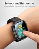 ESR Custodia con protezione per lo schermo per Apple Watch Ultra 3/2/1 49mm (2025/2024/2023/2022), Protezione militare, Lega di alluminio con 2 protezioni in vetro Armorite, Rimani originale, Nero - 7