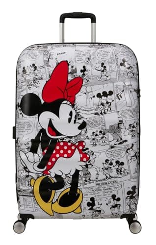 American Tourister Wavebreaker Disney FL - Spinner L, Case, 77 cm, 96 L, Multicolor (Minnie Comics White)
