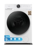 Midea MF200W90WB-14A Waschmaschine / 9KG / A/Leiser & effizienter Inverter Motor/HealthGuard-System/Steam Care/Nachlegefunktion/APP-Steuerung/AquaStop, Weiß - 1