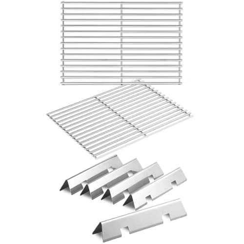 Spirit II E-310 Grill Replacement Parts 7639 Grates 7636 Flavorizer Bars for Weber Spirit and Spirit ii 300 Series Grills Parts with Front Control E310 E330 E-310 E-330 S-315 E-315 E315 SP310 SP320