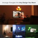 Nanoleaf Shapes Triangle Starter Kit, 9 Smart Light Panels LED RGBW - Modular Wi-Fi Colour Changing Wall Lights, Works with Alexa Google Assistant Apple Homekit, for Room Decor & Gaming - 2