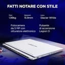 Lenovo Legion 7 Gaming Laptop - Display OLED WQXGA 16" 240Hz, Nvidia GeForce RTX 5070 8GB, Intel Core Ultra 9 275HX, RAM 32GB, SSD 2T, Windows 11 Home, Tastiera RGB italiana - Glacier White - 8