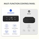 FLEXISPOT QN1 140 * 60cm Electric Height Adjustable Standing Desk Sit Stand Up Desk with Backpack Hook Memory Smart Panel, Black - 3