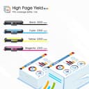 Cool Toner TN247 TN-243CMYK Toner Value Pack Compatible for Brother TN243 DCP-L3550CDW DCP-L3510CDW HL-L3210CW HL-L3230CDW MFC-L3750CDW MFC-L3710CW Ink Cartridges (Black,Cyan,Yellow,Magenta, 5-Pack) - 3