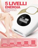 Onalix IPL Epilatore Luce Pulsata, Dispositivo Epilazione a Luce Pulsata, 999999 Flash Epilatore Professionale, 5 Livelli Laser Peli Donna, 2 Modalità per Viso, Braccia, Gambe e Corpo Intero - 4