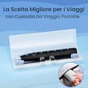 Oclean spazzolino elettrico sonico Flow Gift Set, Ricarica ogni 180 giorni, 5 Modalità, Impermeabile IPX7, Timer da 2 minuti, 6 Testine DuPont™, Custodia da viaggio, Nero - 5