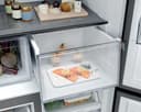 Haier HCR39F19ENPT Freestanding French Style 90cm Wide 646 Litre Capacity Frost Free Four Multi Door Fridge Freezer - Slate Black - Width 908 x Depth 748 x Height 1905 (mm) - 7