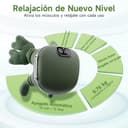 Masajeador Cervical y Espalda 4D a Mano Biónica, Masajeador Cuello Eléctrico con 3 Niveles de Intensidad y 2 Niveles de Calor, Masaje Profundo para Relajar Músculos, Alivia Dolores y Fatiga (Verde) - 5