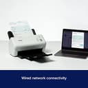 Brother ADS-4300N Desktop-Dokumentenscanner, SuperSpeed USB 3.0, doppelseitig, erweiterte Bildaufnahme, UK-Stecker - 5