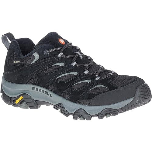 Merrell Men's Moab 3 GTX Hiking Shoes, Black grey