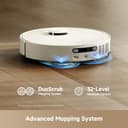 DREAME L40 Ultra Gen 2 Robot Vacuum Cleaner and Mop with Suction Capacity of 25000 Pa, Extendable Side Dust Brush and Mop Self-Cleaning All-in-One Base, Voice and App Control, White - 4