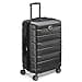 DELSEY PARIS - AIR ARMOUR - Valigia Rigida Media Estensibile - 68x44x32 cm - 77 L - L - Nero - 2