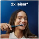Oral-B iO Series 6 Elektrische Zahnbürste/Electric Toothbrush, 2 Aufsteckbürsten, 5 Putzmodi für Zahnpflege, Display & Reiseetui, Valentinstagsgeschenk für Ihn/Sie, Designed by Braun, black lava - 13