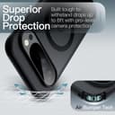 JETech Cover Magnetica per Google Pixel 10/10 Pro 2025, Compatibile con MagSafe ed Caricatore Pixelsnap, Traslucida Opaco Retro Antiurto Cellulare Custodia (Nero Ossidiana) - 4