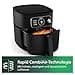 Philips Airfryer Combi 7000 Series XXL - 8.3 L (2 kg), 22-in-1 Hot Air Fryer, WiFi Connection, 99% Less Fat Administration** with Rapid CombiAir, HomeID App, Black (HD9876/90) - 4