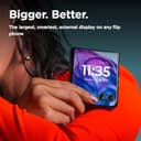 Motorola razr 50 ultra (6.9" pOLED display, Corning Gorilla Glass, IPX8, 50MP AI camera, Google Gemini, 165Hz, 45W TurboPower, Dolby Atmos, 12/512 GB, Snapdragon 8s, 4000mAh, SIM+eSIM), Midnight Blue - 2