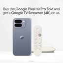 Google Pixel 10 Pro Fold - Unlocked Android Smartphone with Gemini - Advanced Triple Rear Camera System - 24+ Hour Battery – Foldable Display - Hands-Free Video - Moonstone, 256GB - 2