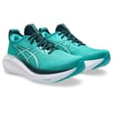 Asics Tenis de Correr Gel-Nimbus 27 para Hombre, Wave Teal/Saxon Green, 45 EU - 2