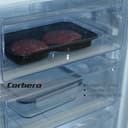 Corbero - Frigorífico Combi Estático | CCH1824EX | 262L | 180cm | Cajón Crisper | Luz LED | Estanterías Cristal | Hueveras y Cubiteras | Inox - 5