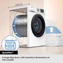 Samsung Series 5 Washer Dryer, AI Energy, Wi-Fi enabled, 11 kg 1400rpm, White, WD11DG5B15BEU1 - 6