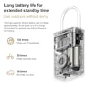 XIAOMI Portable Electric Air Compressor 2 Pro - 5 Modus, 150 PSI, 2500 mAh Batterie mit, Digitale Anzeige & LED-Licht, USB-C – perfekt für Autos, Fahrräder, Motorräder,E-Roller und Ball - 4