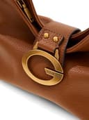 GUESS Schultertasche Camden Mini Shoulder Bag Cognac braun - 4